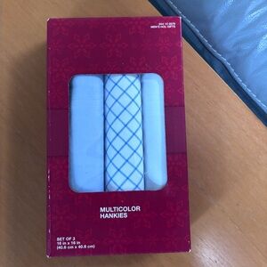 Men’s multi color hankies set of 3